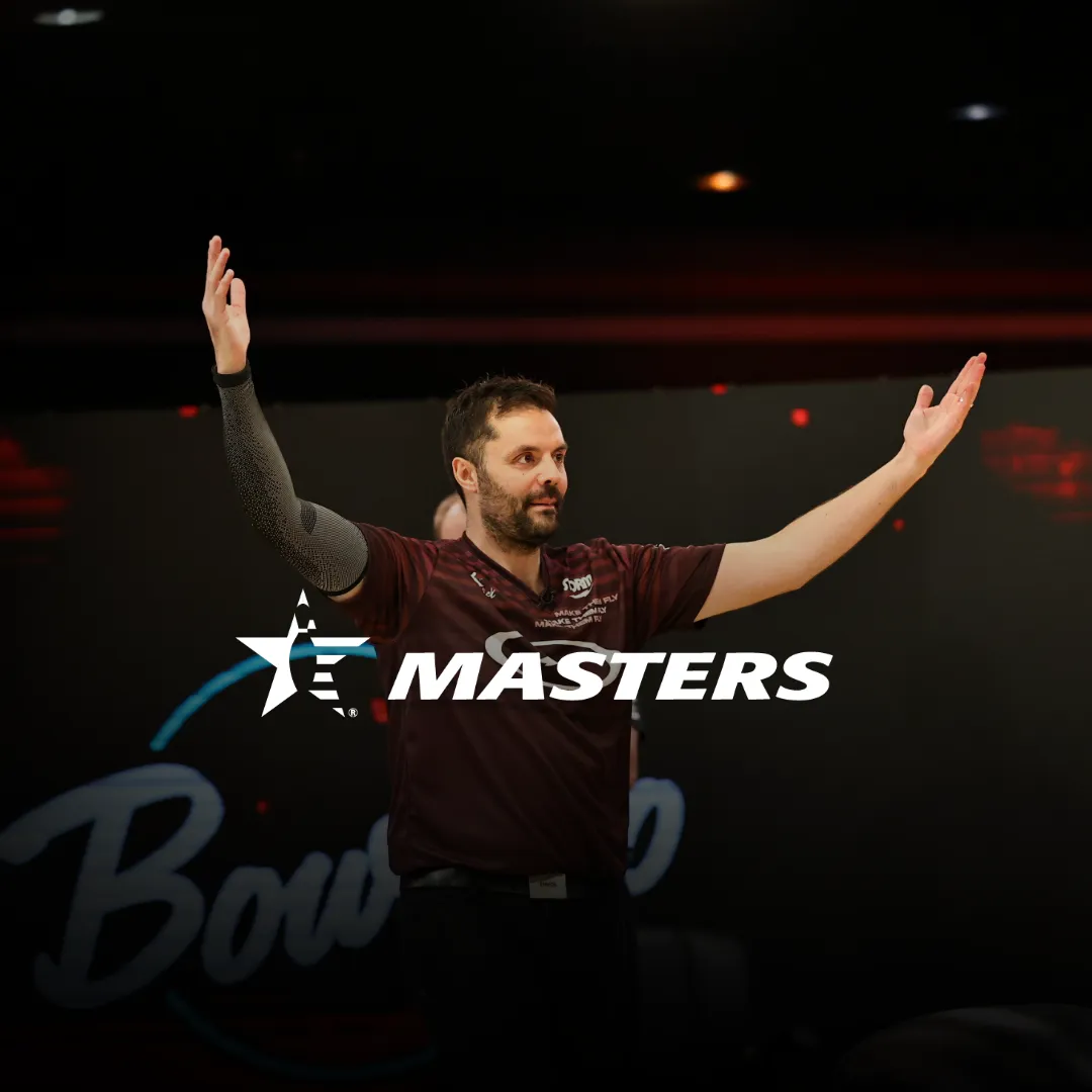 USBC Masters match play action at Thunderbowl Lanes with Jason Belmonte competing