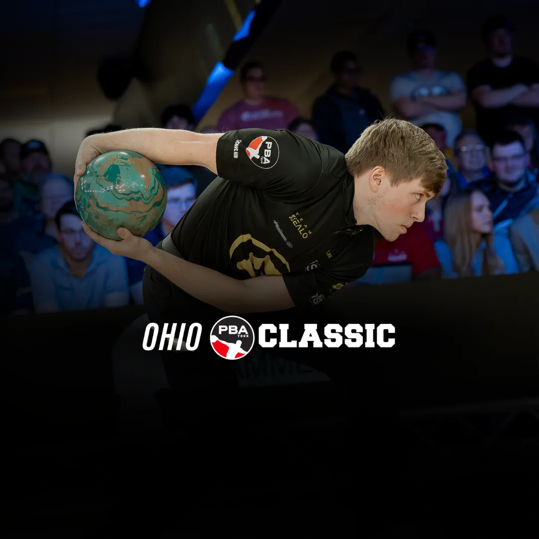 Ryan Barnes and EJ Tackett during PBA Ohio Classic 2026 stepladder finals in Columbus