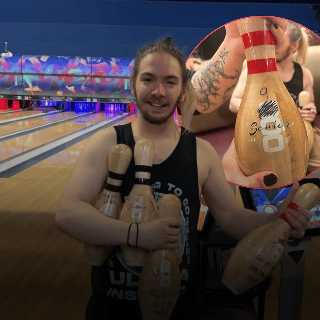 Erik Howard after completing his USBC-certified 900 Series at Kingpin Lanes in Kentucky