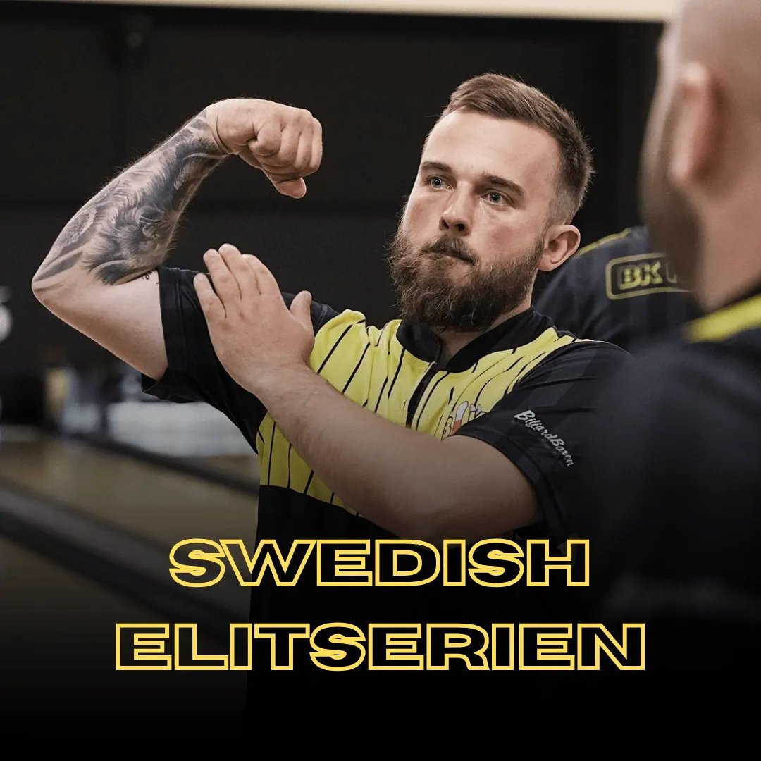 Players celebrate a team victory during Elitserien weekend