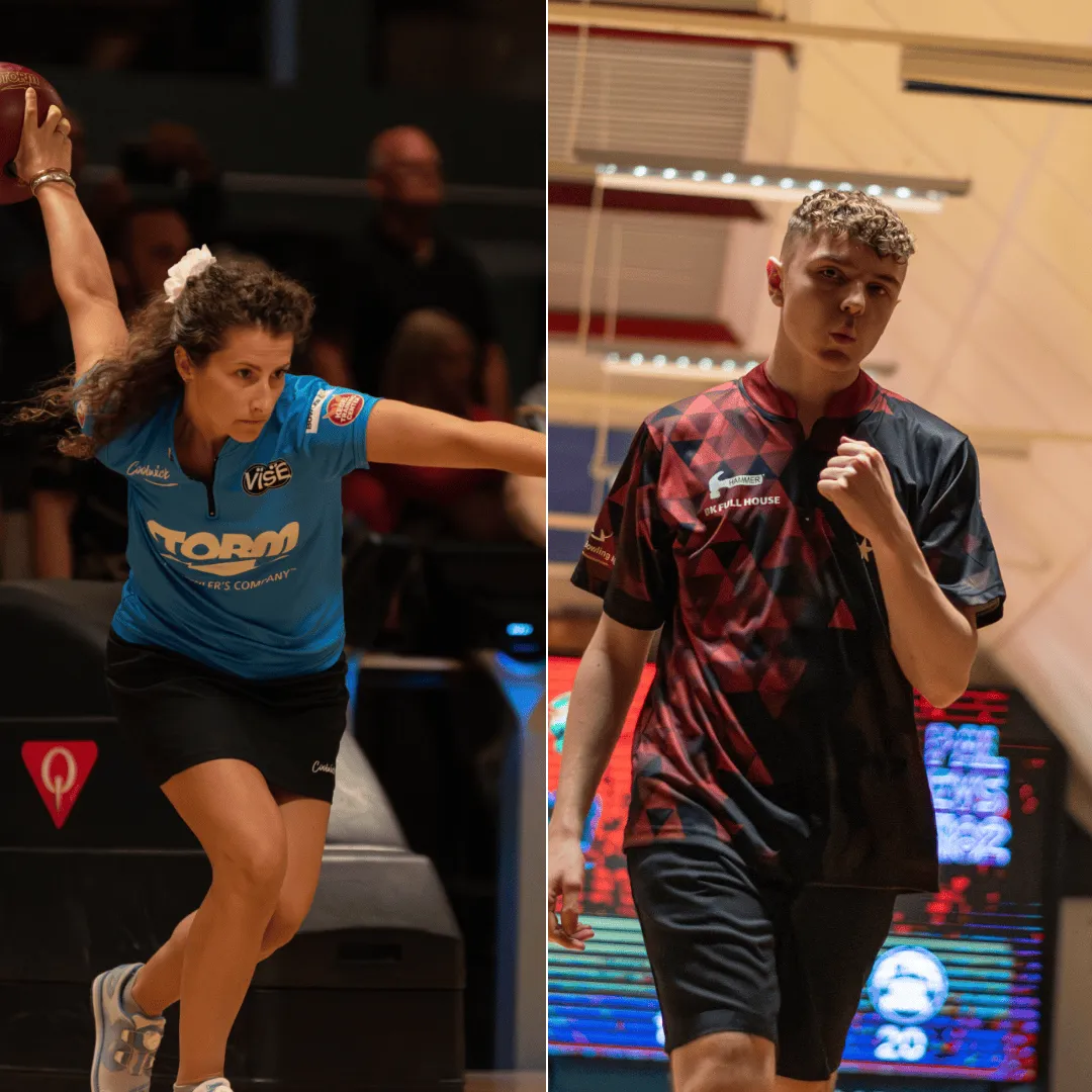 Verity Crawley and Ben Robinson receive the BTBA Player of the Year awards for 2025