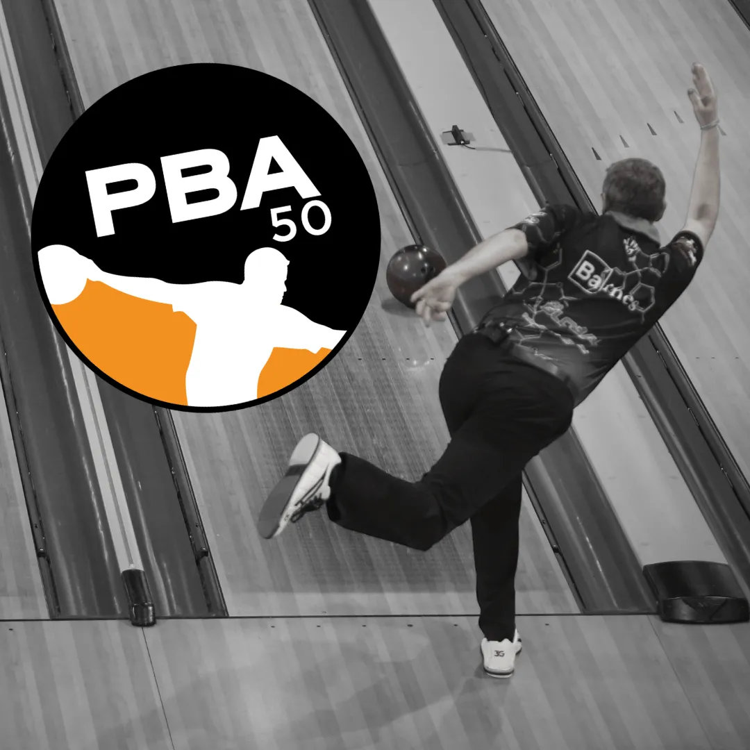 Official PBA50 Schedule for the 2026 season featuring tour stops from April to August across the United States.