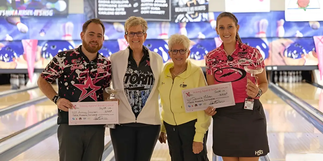 McEwan and Simonsen Triumph Again at PBA/PWBA Striking Against Breast Cancer Mixed Doubles
