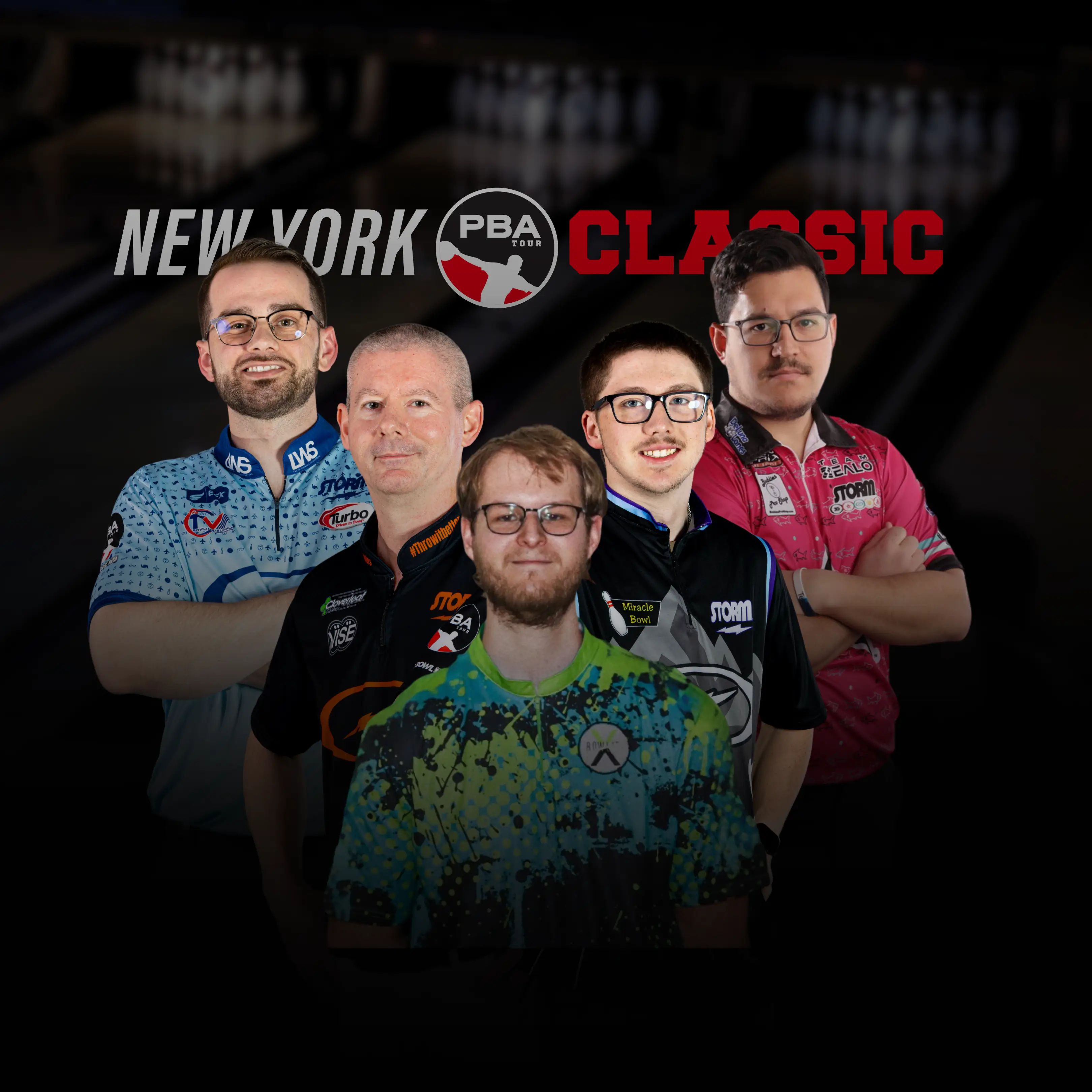 PBA players competing during match play rounds at PBA New York Classic in Rochester