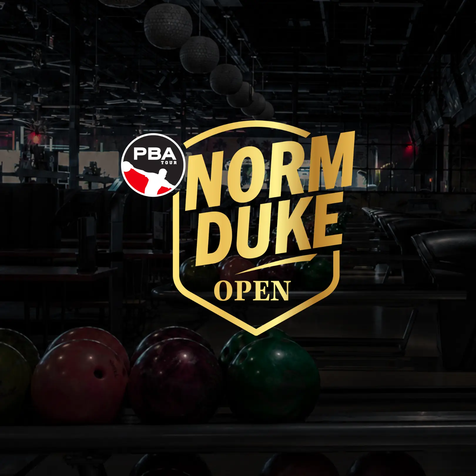 PBA Norm Duke Open tournament update announcing suspension after a power outage at Lucky Strike Sinking Spring