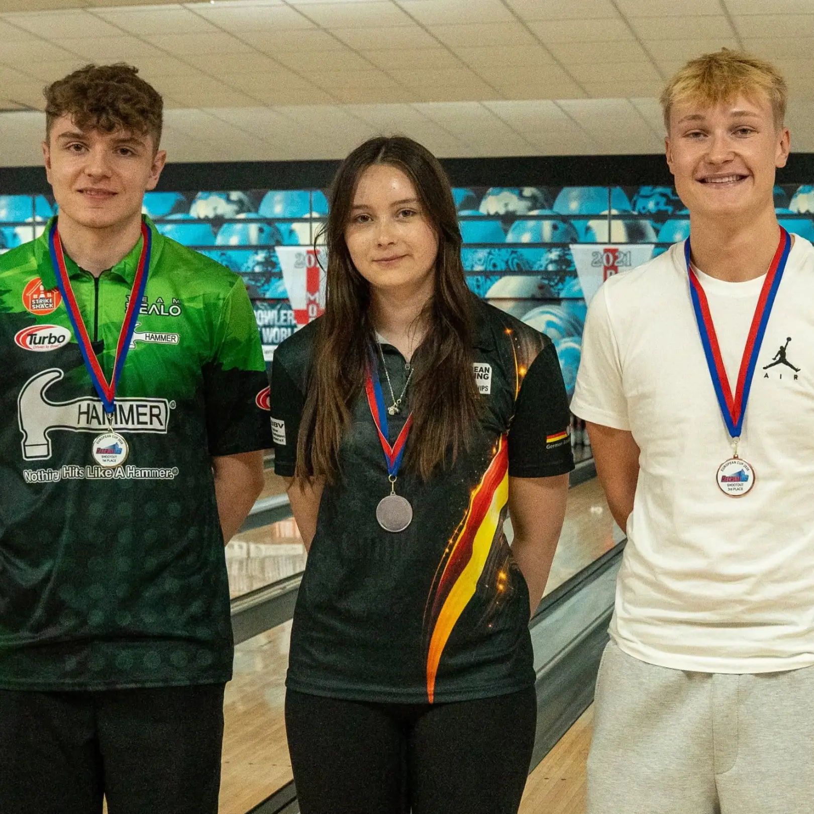 Ben Robinson wins the first RecruitUS European Cup at Stroud Bowl in the United Kingdom.
