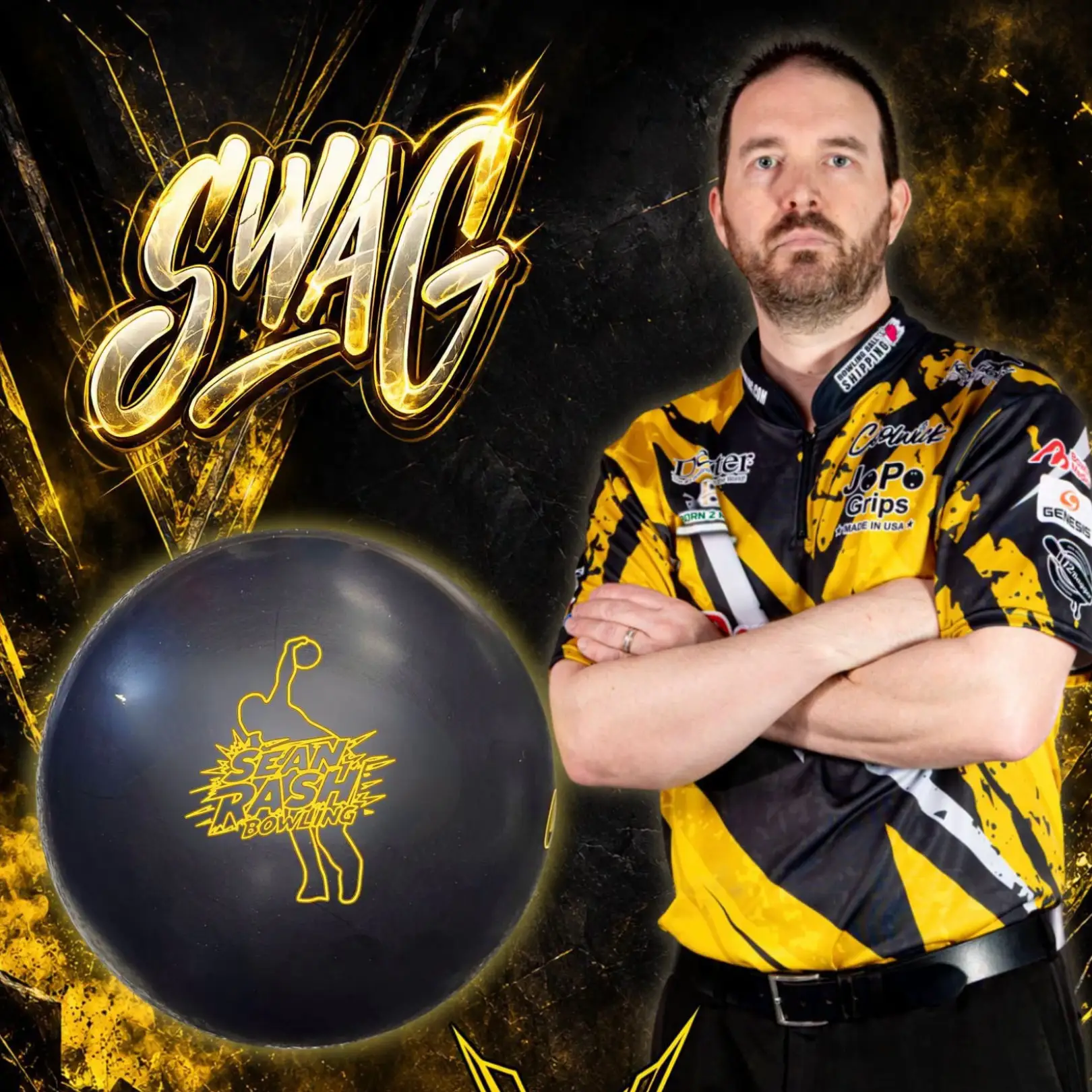 Sean Rash introducing his first signature bowling ball, the SWAG Virtue