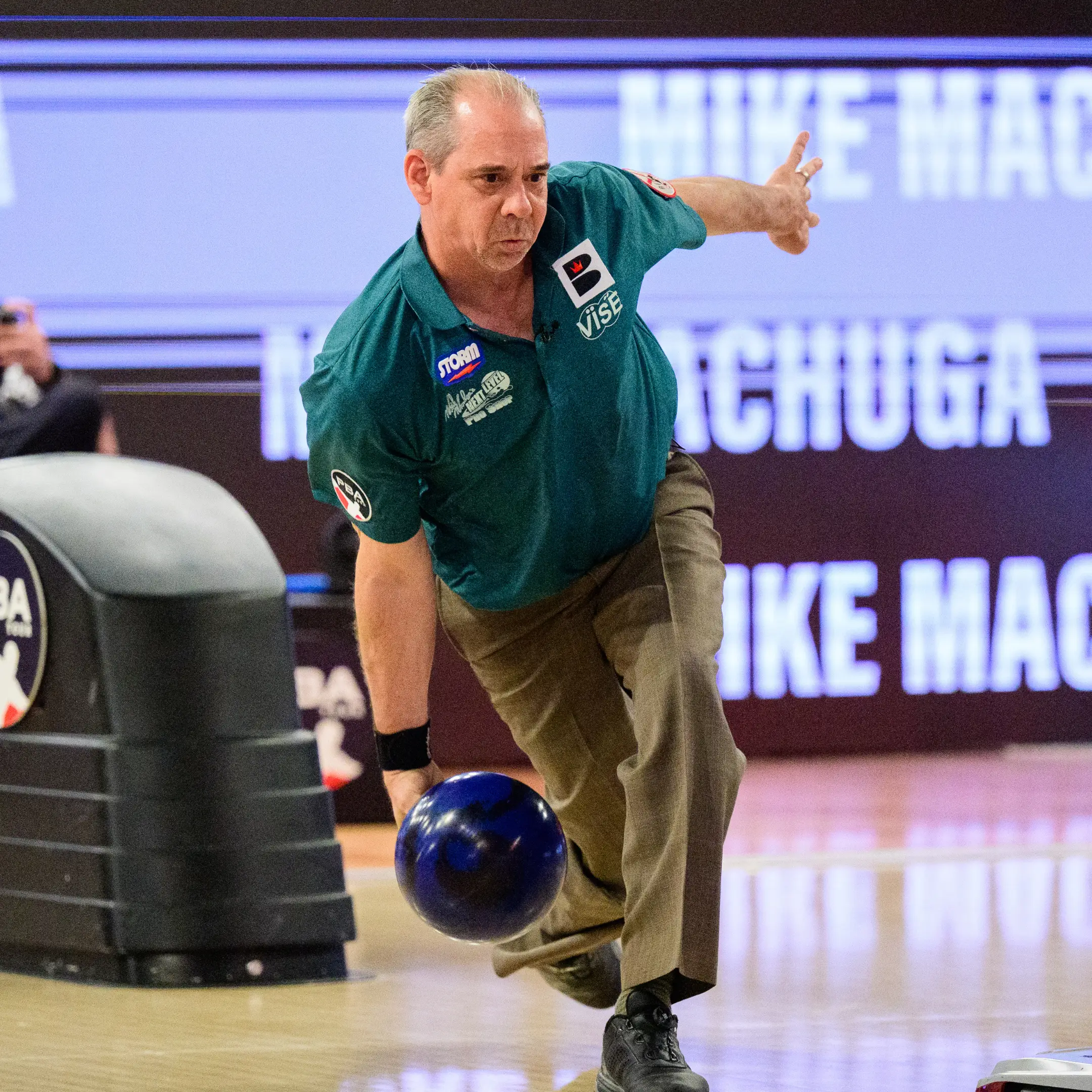 USBC Senior Masters bowlers competing during qualifying at Sam’s Town Bowling Center in Las Vegas