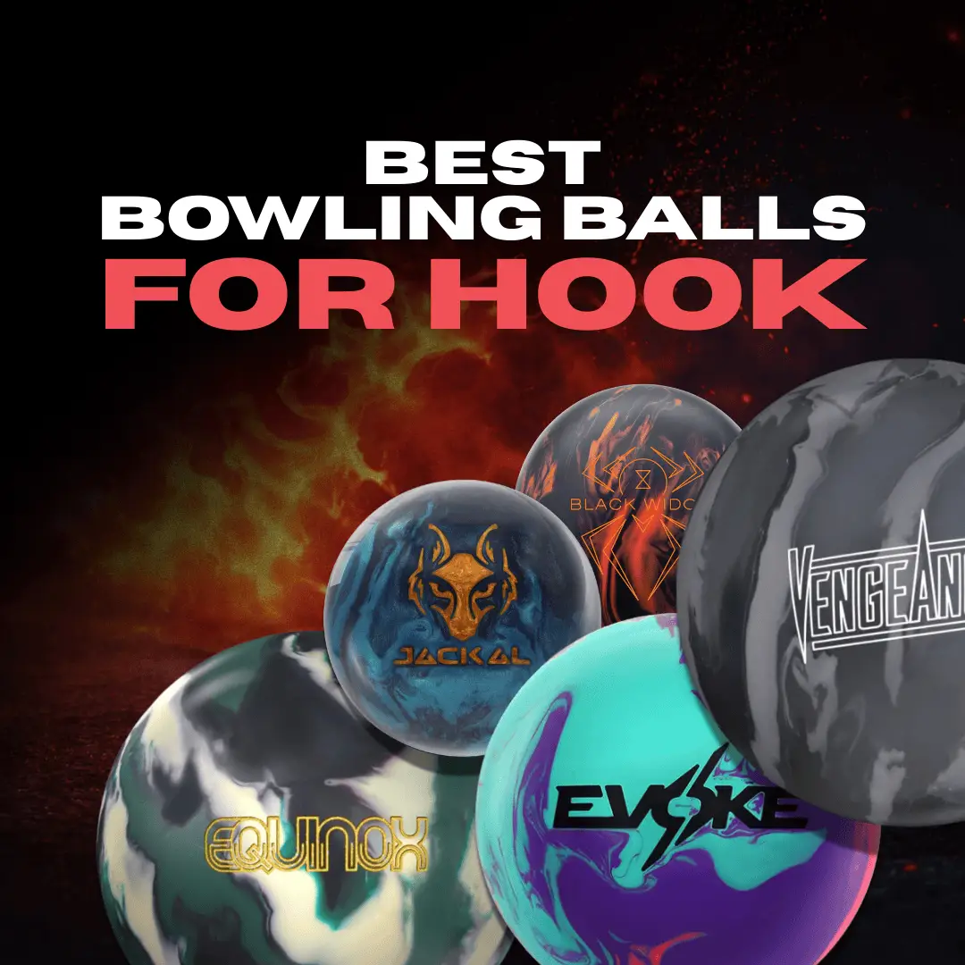 Best bowling balls for hook 2026 thumbnail with Storm EquinoX Solid, Apex Jackal, Vengeance, Black Widow 3.0, and Evoke Mayhem